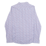 BARBOUR Slim Womens Printed Shirt Purple Collared Long Sleeve Floral M