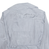 Womens Blouse Grey Collared Long Sleeve S