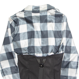 JEANNE D'ARC Womens Printed Blouse Green Collared Long Sleeve Check M