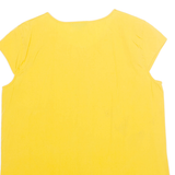 MONTEGO Womens Top Yellow M