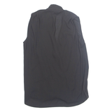 MANGO Womens Top Black V-Neck Sleeveless XS