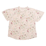 Womens Printed Blouse Pink Floral M