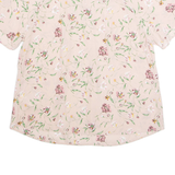 Womens Printed Blouse Pink Floral M