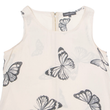 CAMEO ROSE Womens Printed Top Pink Sleeveless Animal Print S