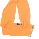 PRETTY LITTLE THING Womens Top Orange Sleeveless S