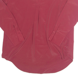 CHICOREE Womens Blouse Red V-Neck Long Sleeve XL