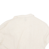 DIVIDED Womens Shirt Beige Collared M