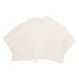 DIVIDED Womens Shirt Beige Collared M