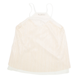 NEXT Womens Camisole Top Cream Sleeveless M