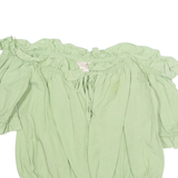 H&M Womens Top Green XS
