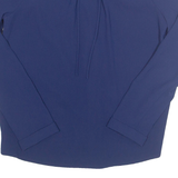 TWIN SET Womens Bardot Blouse Blue Long Sleeve XS