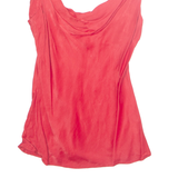 ZARA BASIC Womens Camisole Top Red Sleeveless S