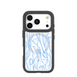 Clear Tulip Dreams iPhone 17 Pro Case With Noir Ridge (MagSafe included)