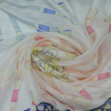 Anyyou 100% Mulberry Silk Off White Long Scarf for Women Luxury Beach Shawl Swimwear Cover-Up Pashmina Wrap Foulard