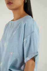 Twist and Sway Denim Top