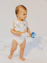 Organic Muslin Cotton Baby Bibs 3 pack Mid-Century