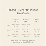 Takasa Organic Cotton and Wool Duvet Insert