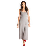 Long Tank Dress - Organic Cotton - Grey