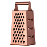 Anygleam Rose Gold Stainless Steel Food Slicer – Multi-Function Kitchen Tool for Fruits, Vegetables & More