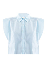 The Perfect Summer Button Down in Blue
