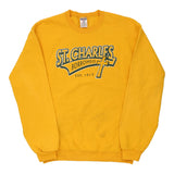 St Charles Borromeo Jerzees Graphic Sweatshirt - Medium Yellow Cotton Blend