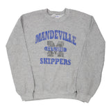Mandeville Skippers Gildan Graphic Sweatshirt - Medium Grey Cotton Blend