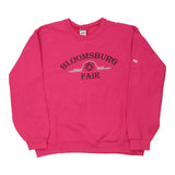 Bloomsburg Fair Jerzees Graphic Sweatshirt - XL Pink Cotton Blend