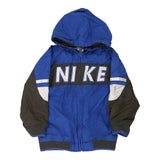 Age 4 Nike Spellout Jacket - XS Blue Polyester