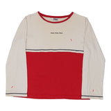 Age 10-12 Fila Long Sleeve T-Shirt - Medium White Cotton