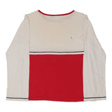 Age 10-12 Fila Long Sleeve T-Shirt - Medium White Cotton