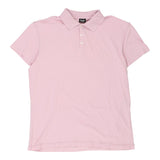Miami Dolce & Gabbana Graphic Polo Shirt - XL Pink Cotton
