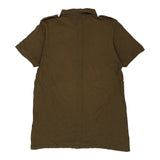 Burberry London Polo Shirt - Large Khaki Cotton