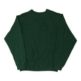 Russell Athletic Graphic Sweatshirt - Medium Green Cotton Blend