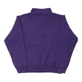 Dukes E5 College 1/4 Zip - Medium Purple Cotton Blend