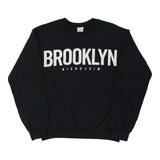 Brooklyn La Notte Graphic Sweatshirt - XS Black Cotton Blend