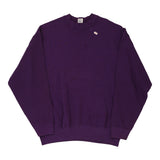 Made in USA Blank Munsing Wear Sweatshirt - XL Purple Cotton Blend