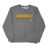Hudsonville Soccer Russell Athletic Football Sweatshirt - Large Grey Cotton Blend