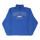 Cheyney Jansport College 1/4 Zip - XL Blue Cotton Blend