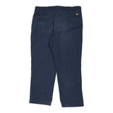 Dickies Trousers - 38W 30L Navy Polyester Blend