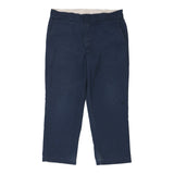 Dickies Trousers - 38W 30L Navy Polyester Blend