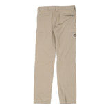 Age 16 Dickies Skinny Cargo Trousers - 30W 30L Beige Polyester Blend