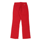 Dickies Trousers - 29W UK 8 Red Cotton