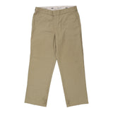 Dickies Trousers - 36W 30L Beige Polyester Blend