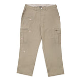 Dickies Cargo Trousers - 38W 30L Beige Polyester Blend