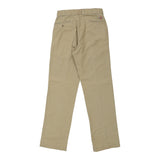 Dickies Trousers - 30W 34L Beige Polyester Blend
