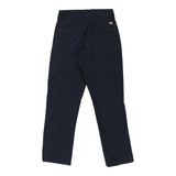 Dickies Trousers - 30W 30L Navy Polyester Blend