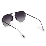 Smaller Megan 2 Faded Black - Tangle Free Aviator Sunglasses