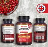 Triple Strength Cranberry 30,000mg added with Vitamin C | UTI Cranberry 180 Tablets for Women | UK Made by Prowise Healthcare