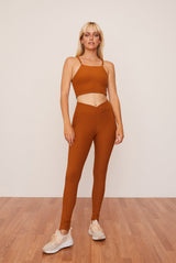 Turmeric Crossover Pocket Legging