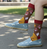 Anyfootwear 3 Pairs Women’s Art Holiday Cotton Socks Funny Gift Party